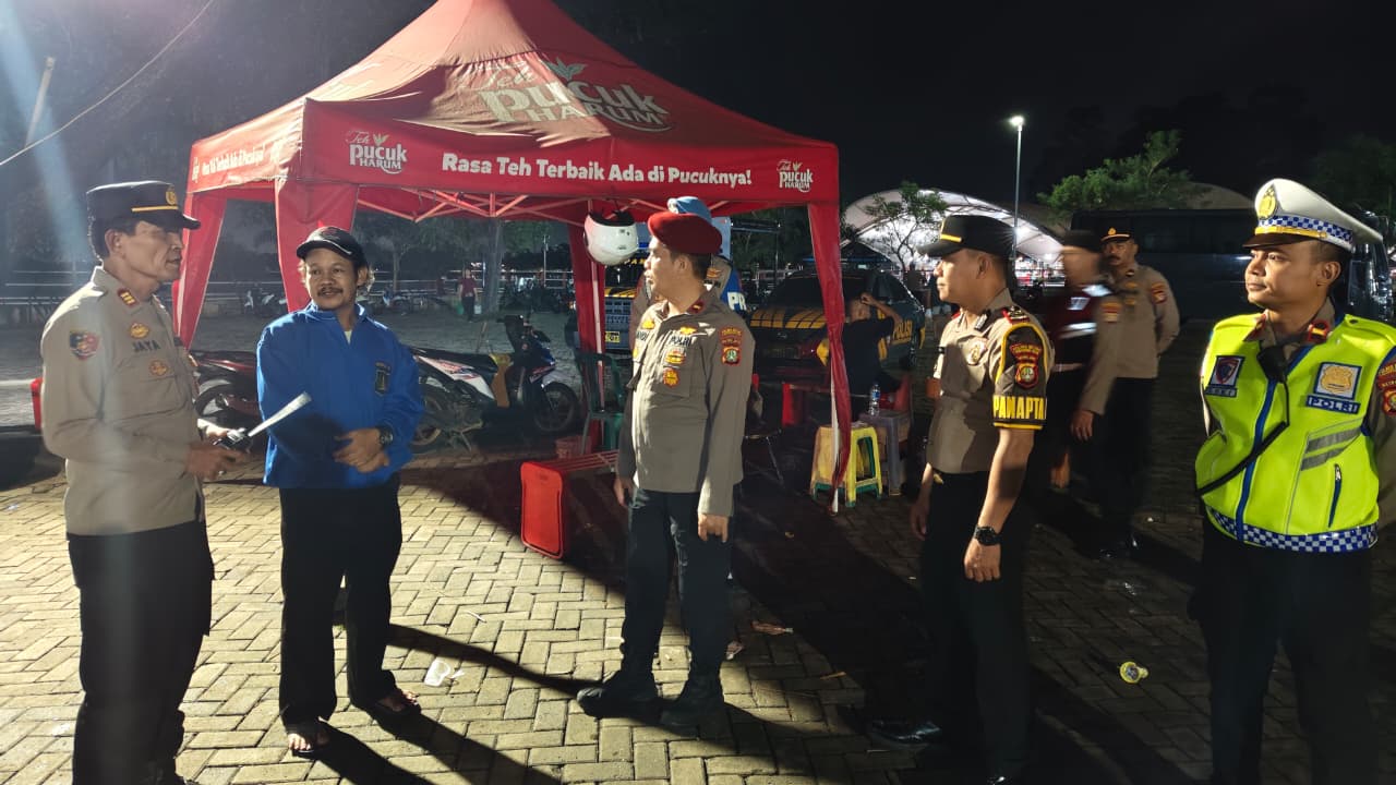 Malam Minggu Aman, Polres Metro Tangerang Kota Laksanakan Patroli Gabungan Antisipasi Guantibmas